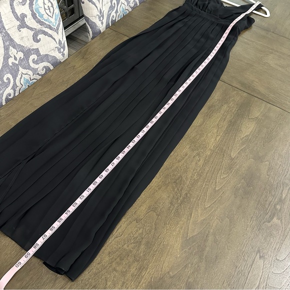 BCBGeneration Black Elegant Pleated Evening Gown Maxi Full Length Size 0 - Picture 13 of 13